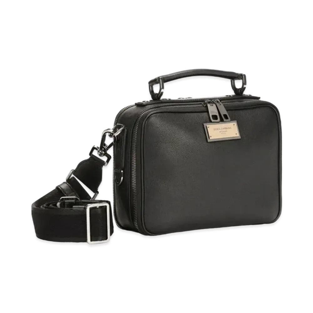 Dolce&Gabbana Shoulder Bag Grained Calfskin "Black"