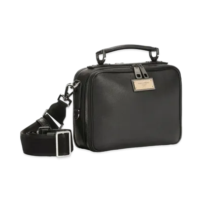 Dolce&Gabbana Shoulder Bag Grained Calfskin "Black"
