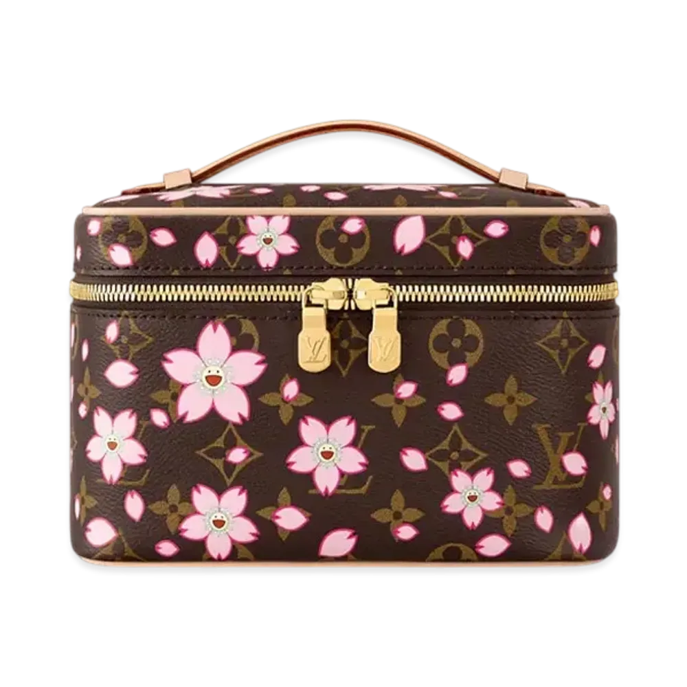 Louis Vuitton x Takashi Murakami Nice Mini Monogram Canvas "Sakura Brown"