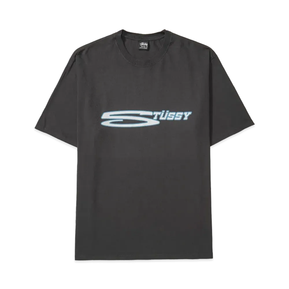Stussy Stretch Tee Pigment Dyed "Faded Black"