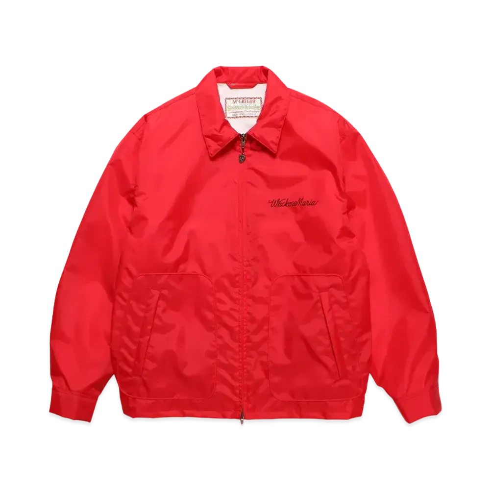 WACKO MARIA MCGREGOR / Nylon Drizzler Jacket "Red"