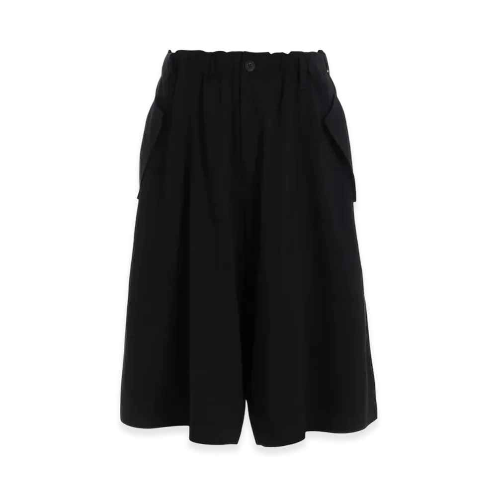Yohji Yamamoto POUR HOMME Tufcot C/L Jersey Half Pants B "Black"
