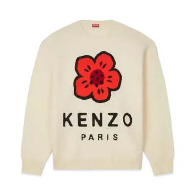 KENZO 'BOKE FLOWER' Jumper "Off White"