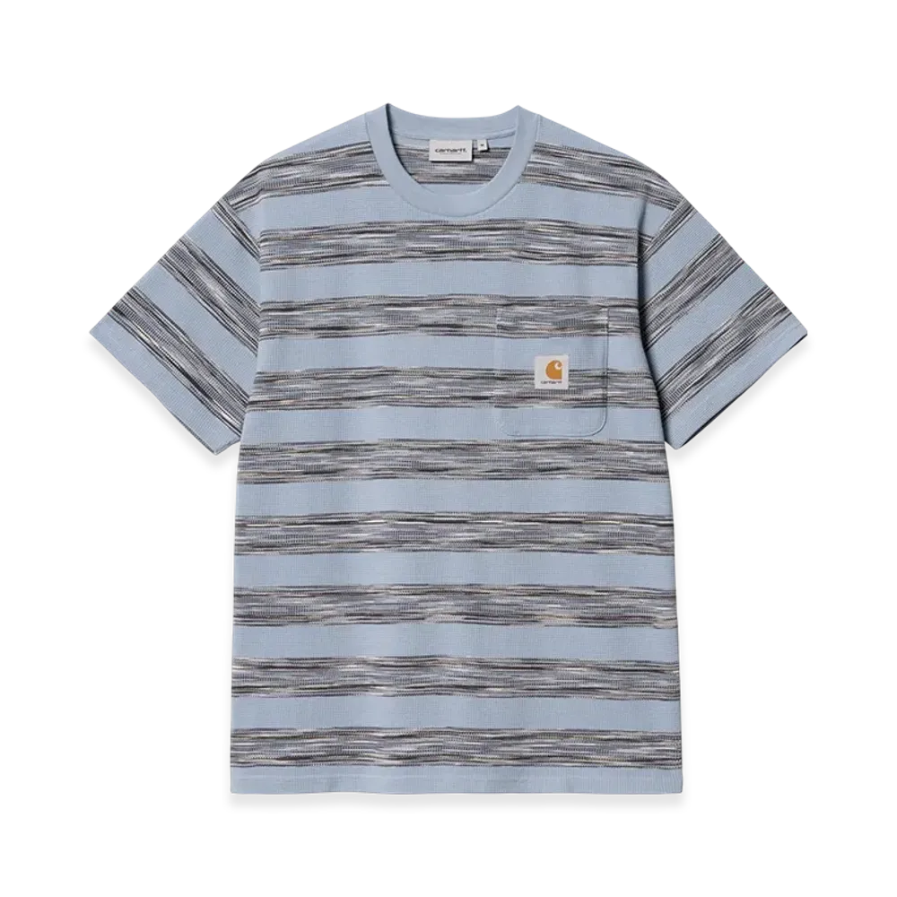 Carhartt WIP S/S Dodson Pocket T-Shirt "Dodson Stripe Horizontal Misty Sky"