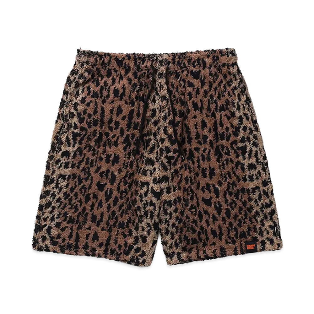 NEIGHBORHOOD x Hippopotamus . Terry Cloth Short Pants "Leopard"