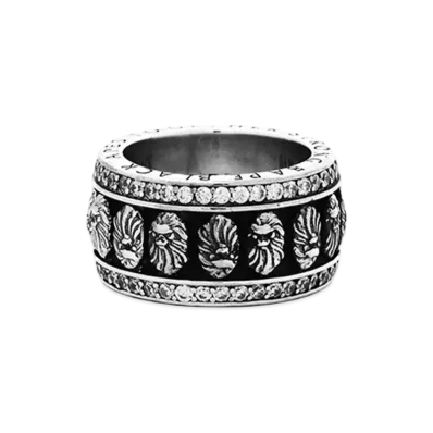 A BATHING APE Bape Black Ring #1 "Silver"