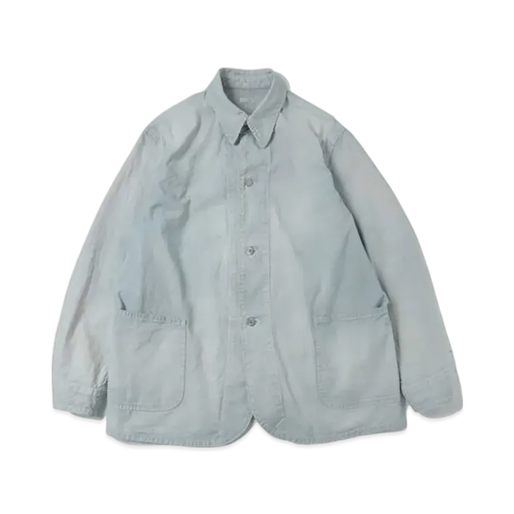 A.PRESSE Indigo Pin Check Coverall "Sax"