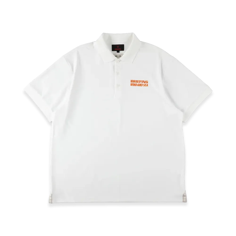 WIND AND SEA x BRIEFING GOLF Polo "White"