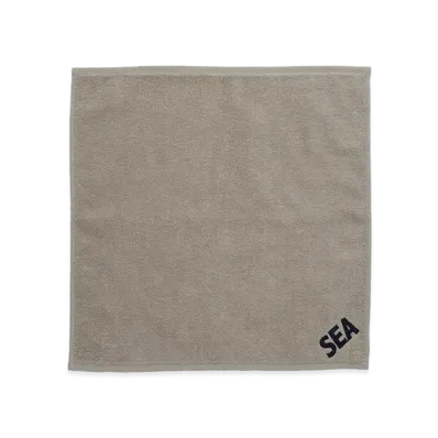WIND AND SEA Hand Towel "Greige"