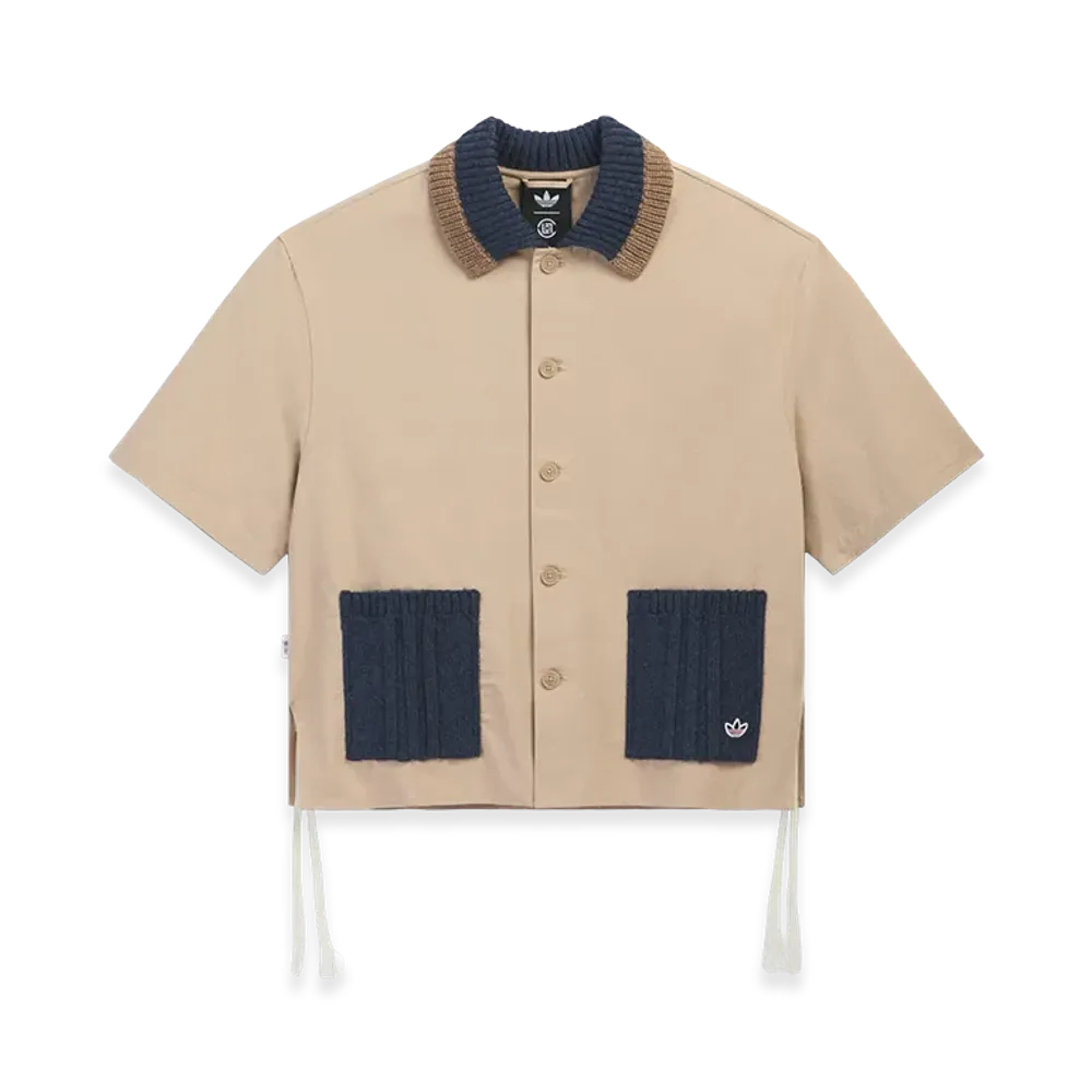 adidas x CLOT SS Guayabera Shirt by Edison Chen "Warm Sandstone"