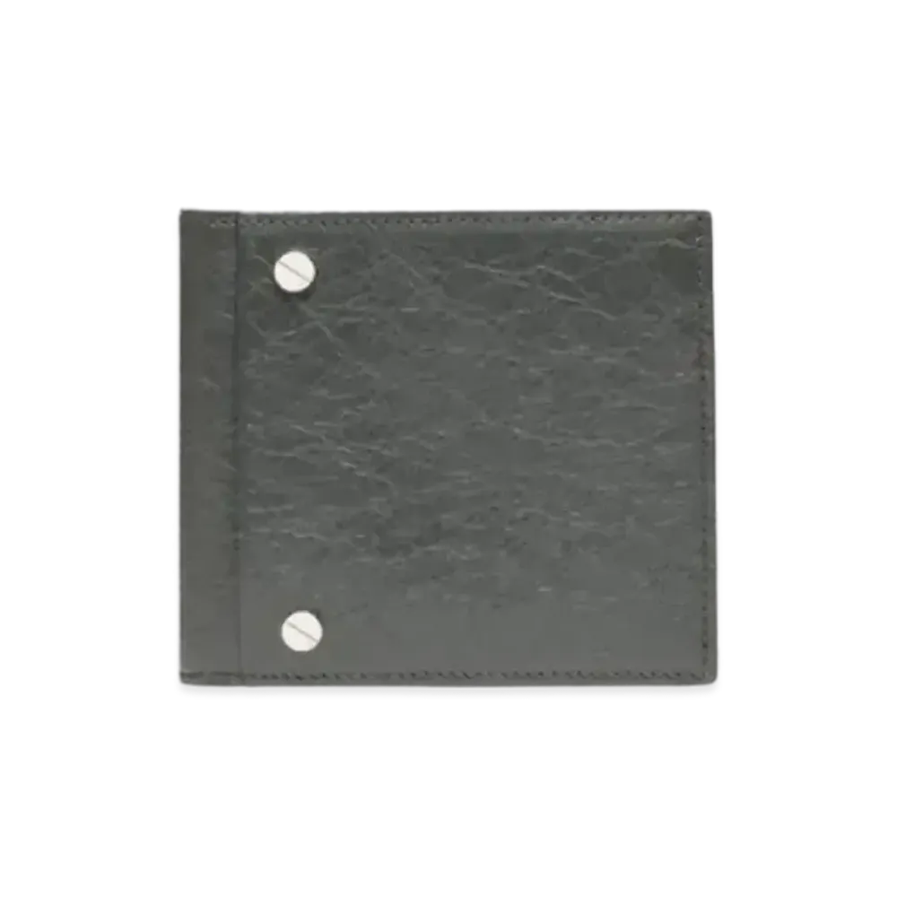 BALENCIAGA Square Wallet Stone Square Coin Pouch "Gray"