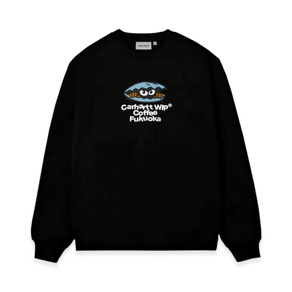 Carhartt WIP Coffee capsule Fukuoka Sweatshirt "Black"