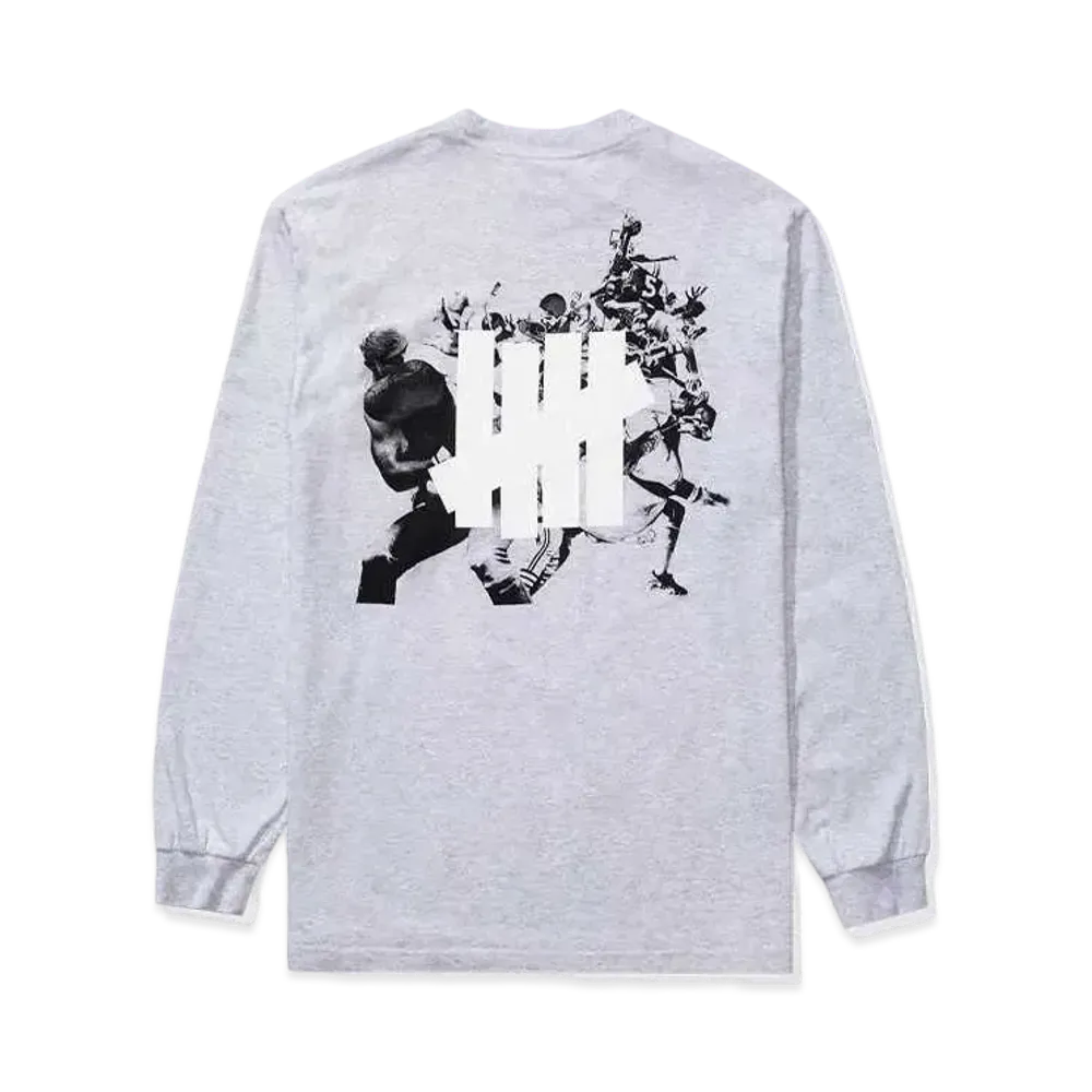 UNDEFEATED WHERE WERE U? L/S TEE - 80285 "Gray"