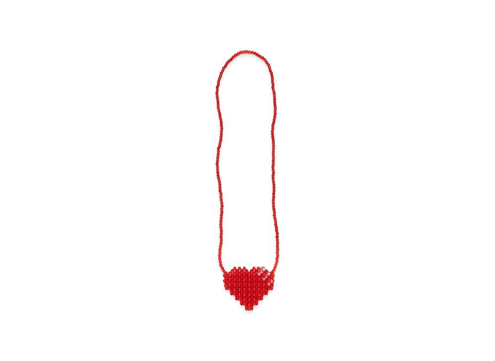 HUMAN MADE Heart Beaded Bag "Red"