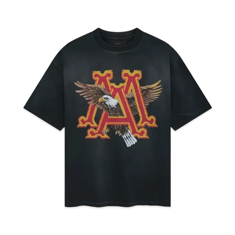 AMIRI Vintage MA Eagle Oversized Tee "Black"