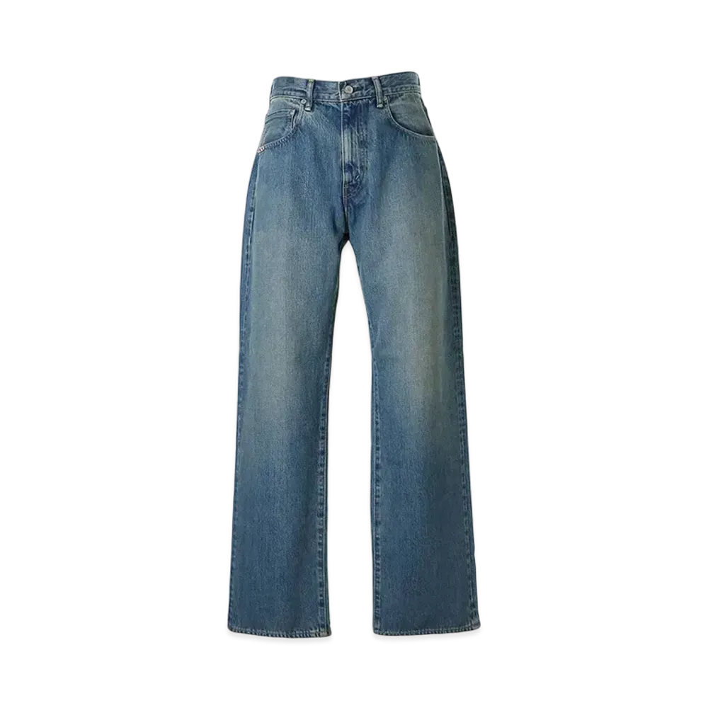HYSTERIC GLAMOUR Loose Straight Denim Pants "Light Indigo Blue"