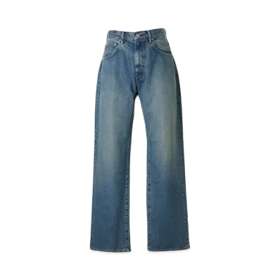 HYSTERIC GLAMOUR Loose Straight Denim Pants "Light Indigo Blue"