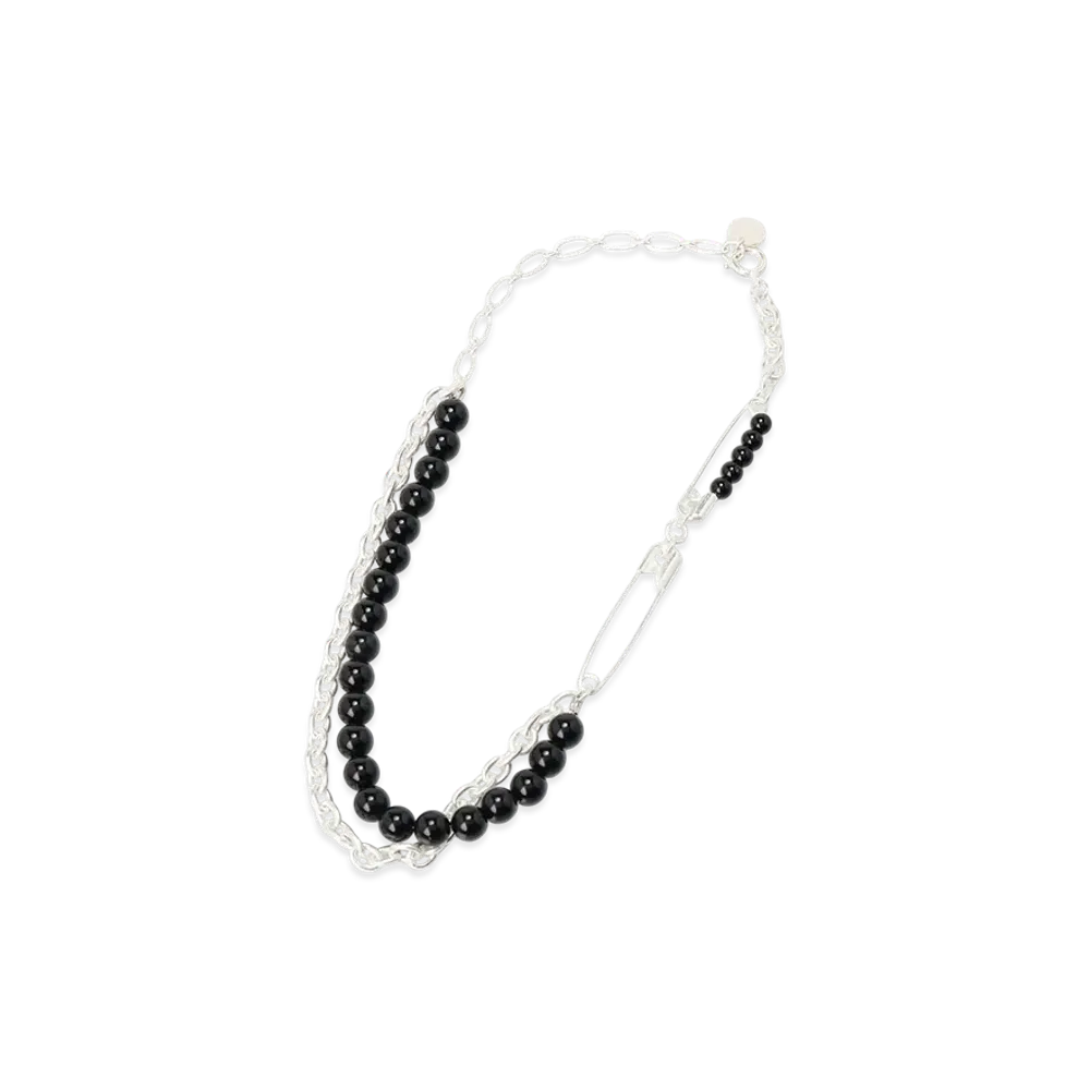S'YTE Safety Pin Onyx Choker "Black"