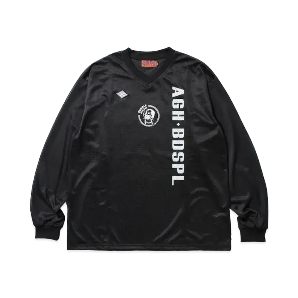 APHRODITEGANG Double Mesh L/S Soccer Jersey "Black"