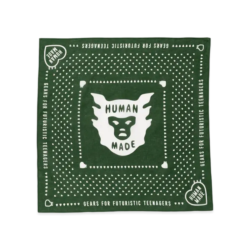 HUMAN MADE Bandana "Green"