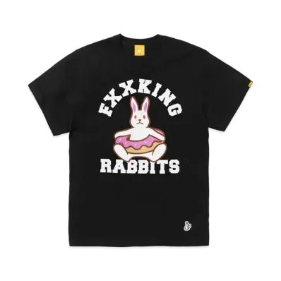 FR2 Rabbit Donut T-shirt "Black"