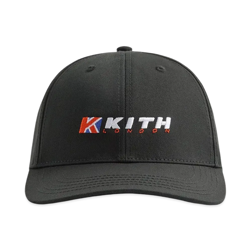 Kith London Twill Aaron Cap "Black"