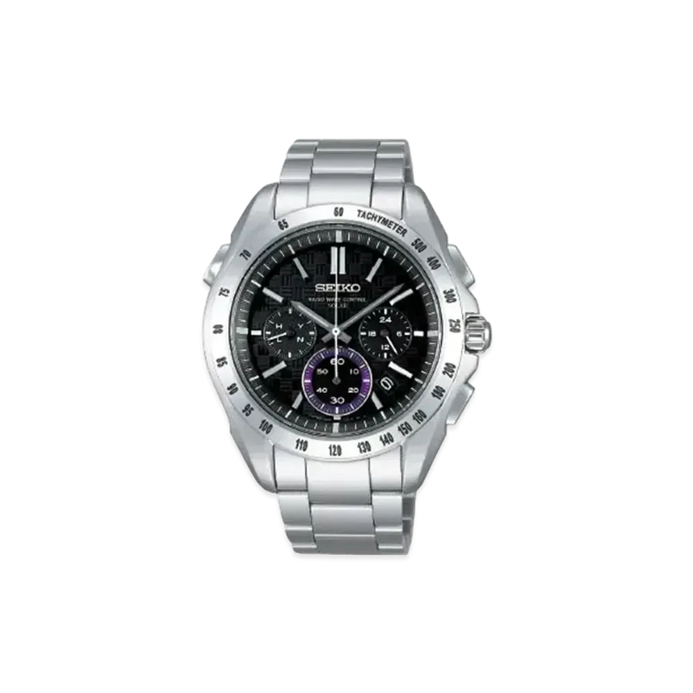 SEIKO Brightz Solar Radio Chronograph "Black" SAGA075