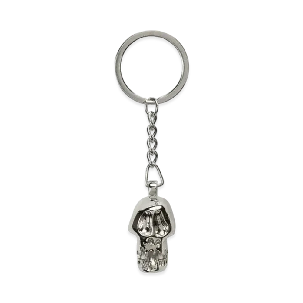 Stussy SKULL KEYCHAIN "Silver"