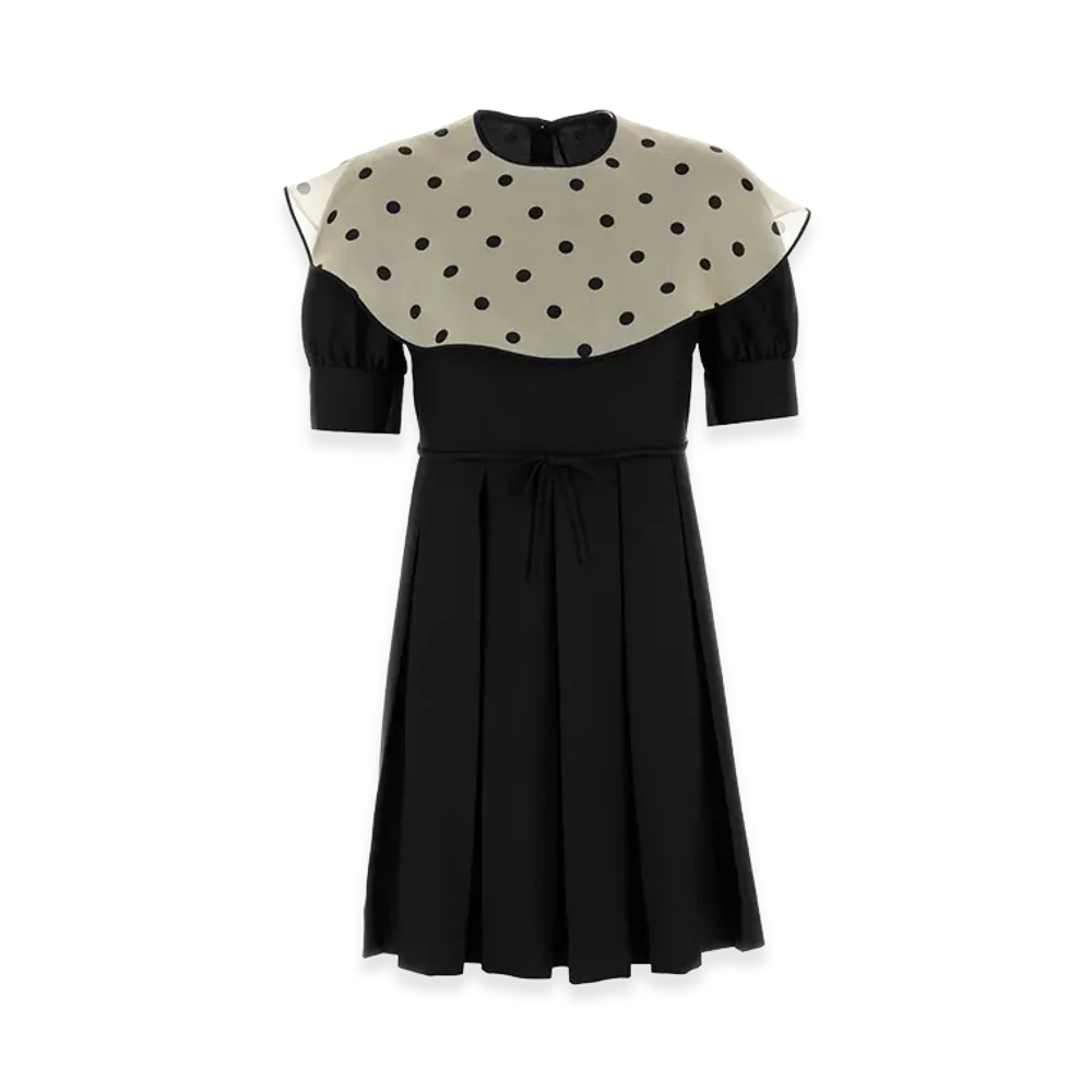 Valentino Women's Silk Mini Dress "Black"