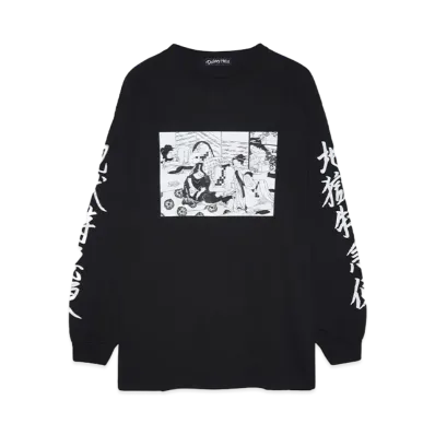 F-LAGSTUF-F"地獄特急便” LS TEE "BLACK"