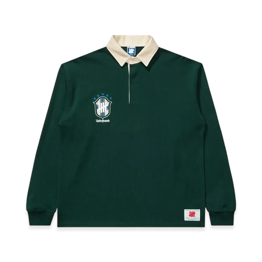 UNDEFEATED Crest L/S Rugby "Green"