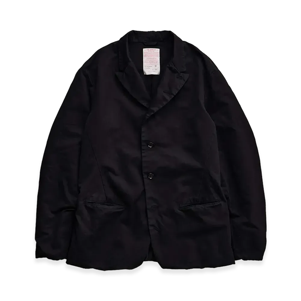 NICENESS E.Defoe Premium Pima Twill Rover Jacket "Black"