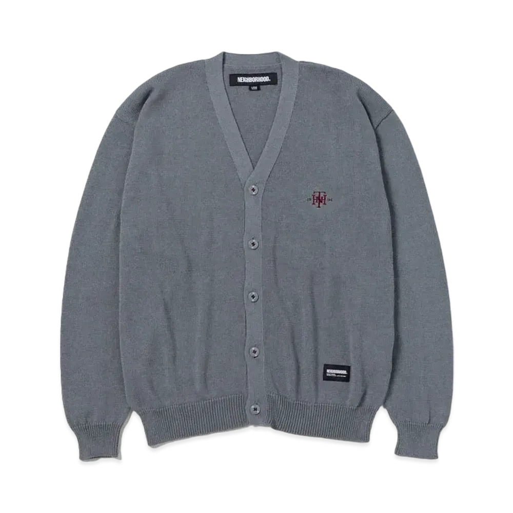 NEIGHBORHOOD Plain Cardigan "Gray"