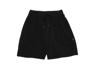 GOD SELECTION XXX Women's Back Script Logo Pile Shortpants GXL-S26-PT-04 "Black"