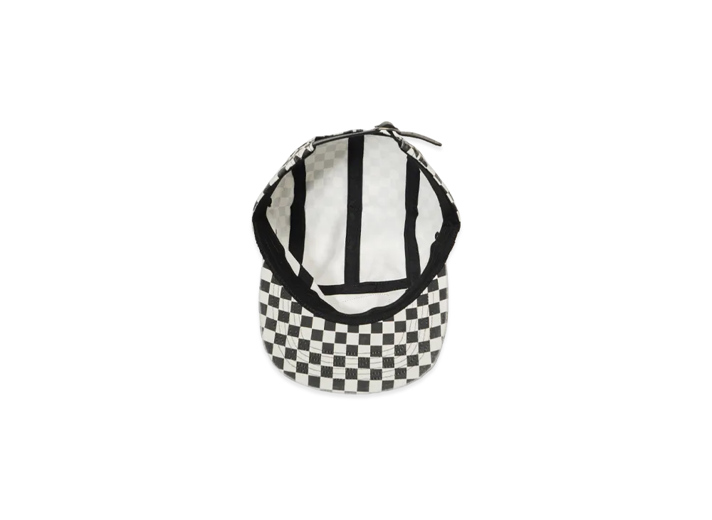 Washed Chino Twill Camp Cap 白黒 チェッカー Supreme Washed Chino Twill Camp Cap 