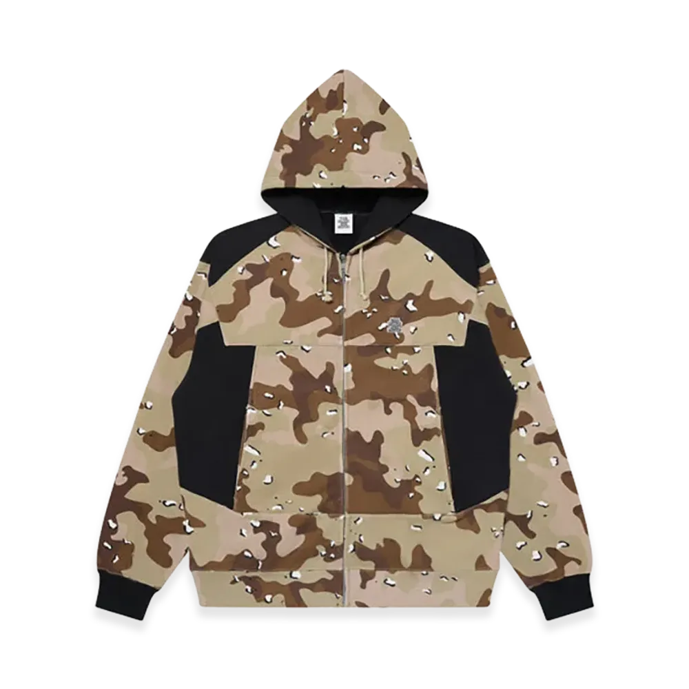 BlackEyePatch Small OG 2 Tone Zip Hoodie "Desert Camo/Black"