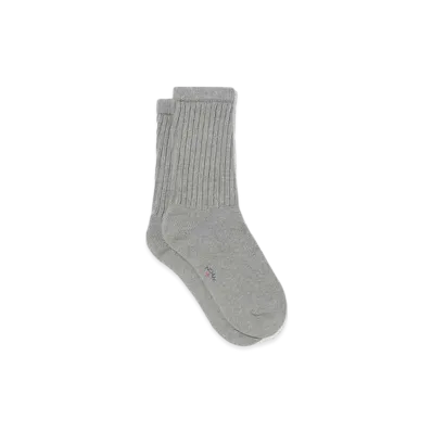Noah Slouchy Sock "Heather Grey"