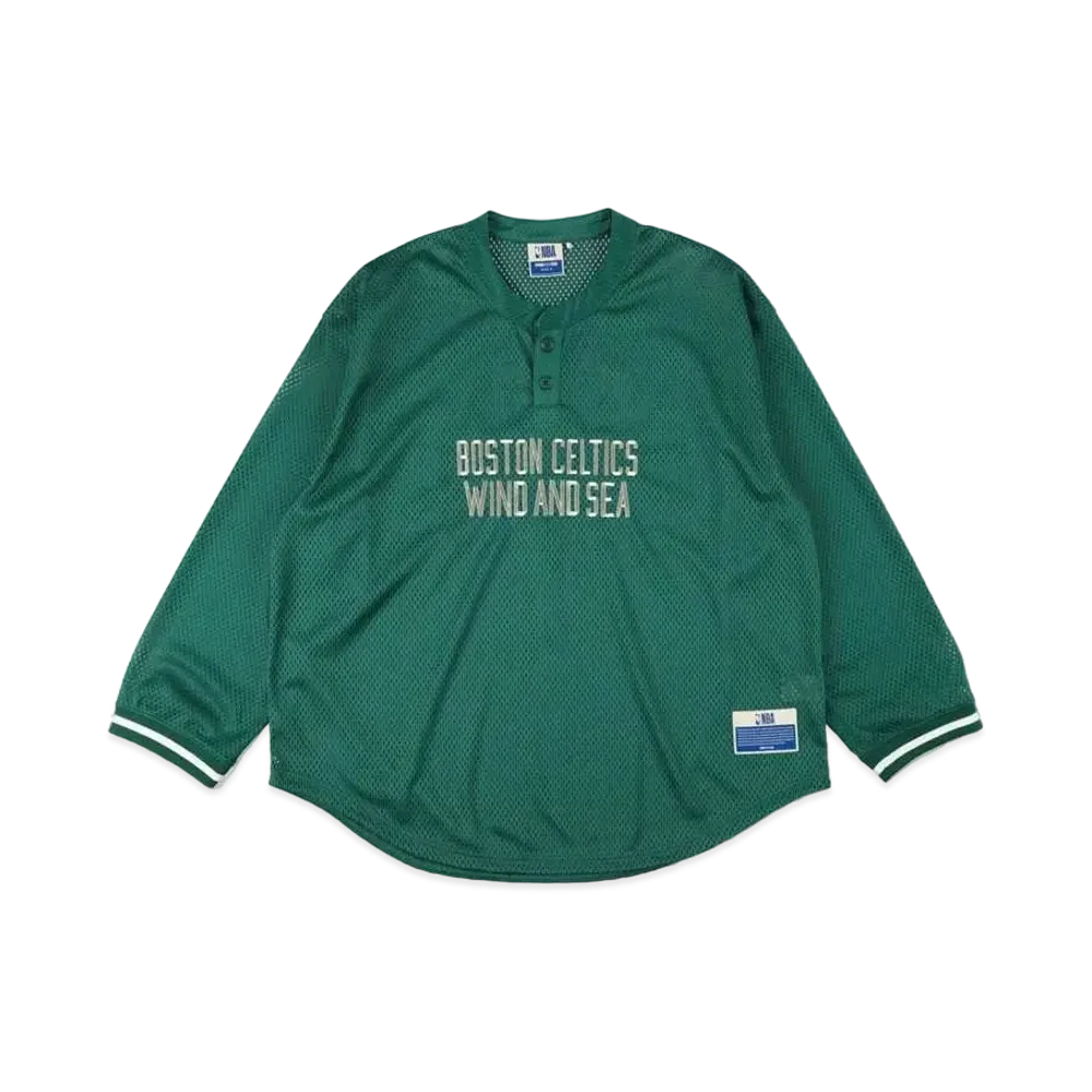 WIND AND SEA x NBA Mesh Long Sleeve (Boston Celtics) "BOS"