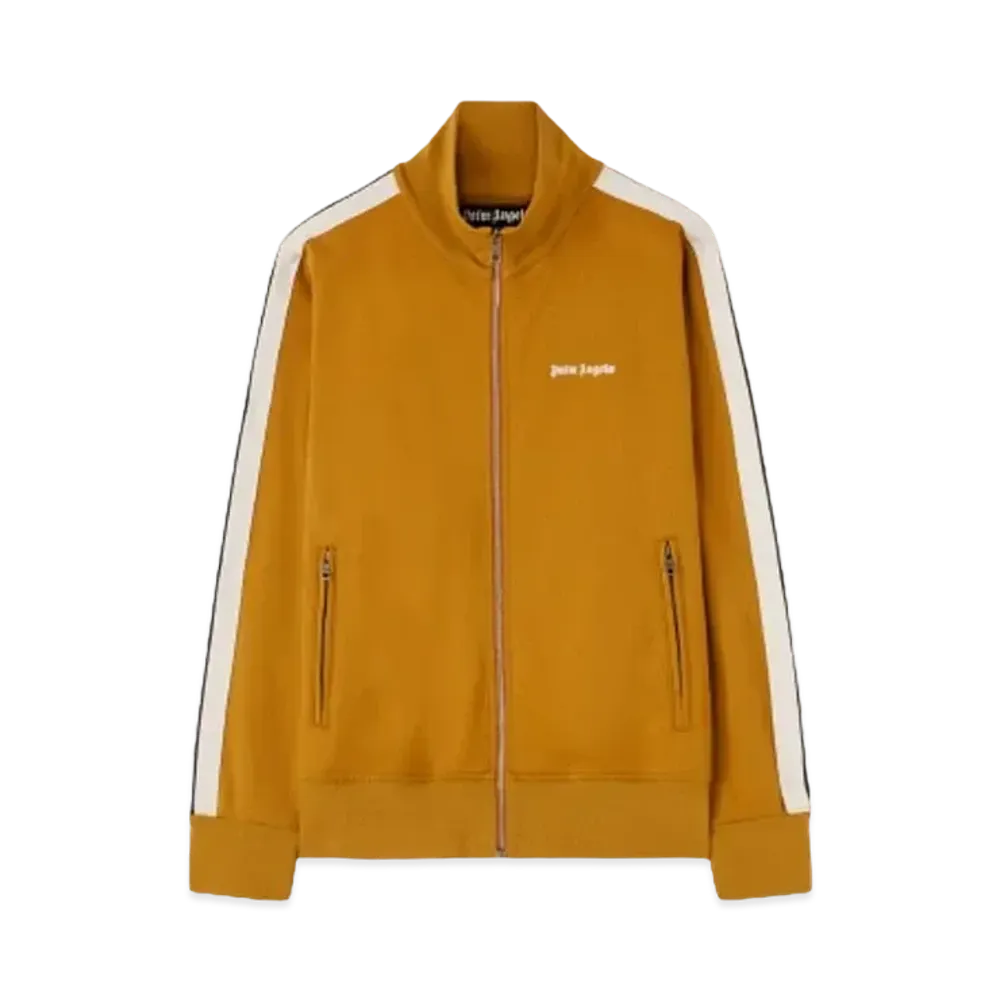 PALM ANGELS Track Jacket Classic Logo "Golden Brown/Off White"