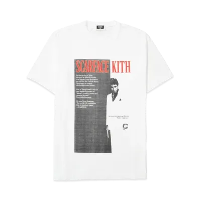 Kith x Scarface Film Poster Vintage Tee "White"