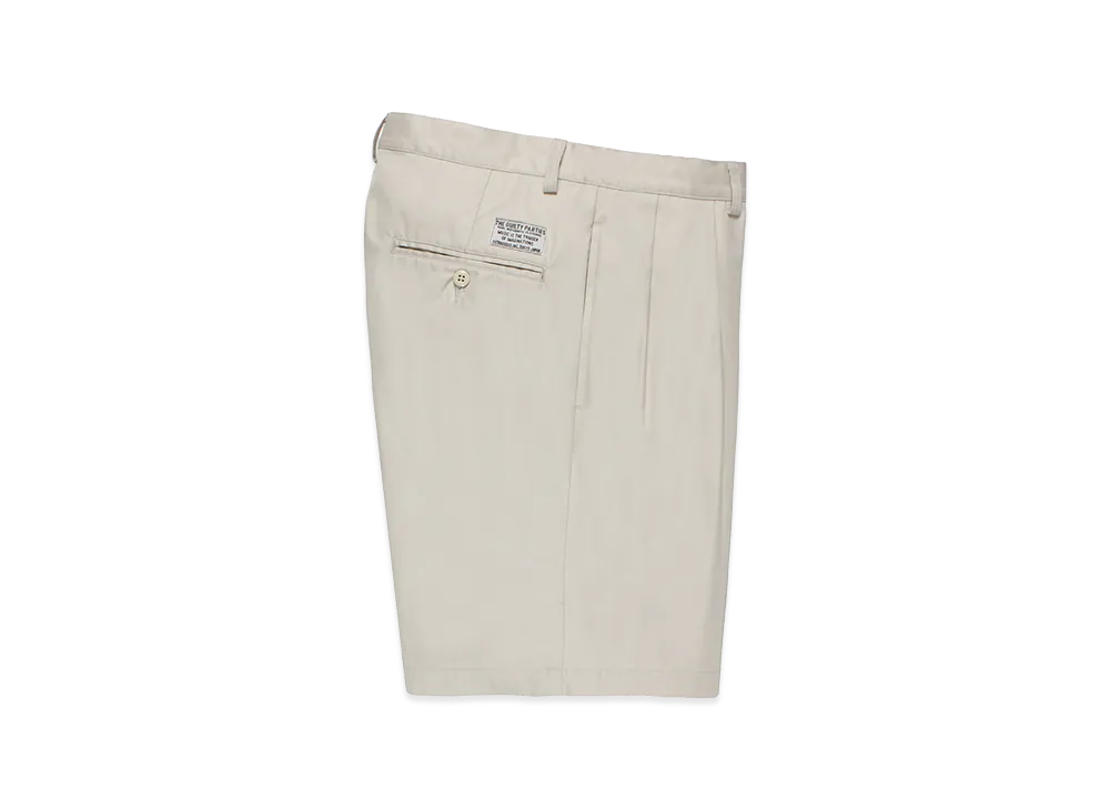 WACKO MARIA Double Pleated Chino Short Trousers "Beige"