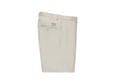 WACKO MARIA Double Pleated Chino Short Trousers "Beige"