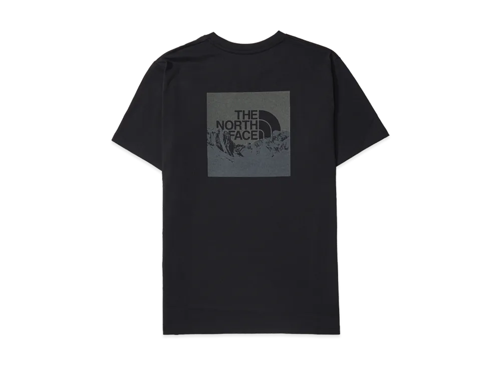 The North Face Short Sleeve Square Mountain Logo Tee "Black"