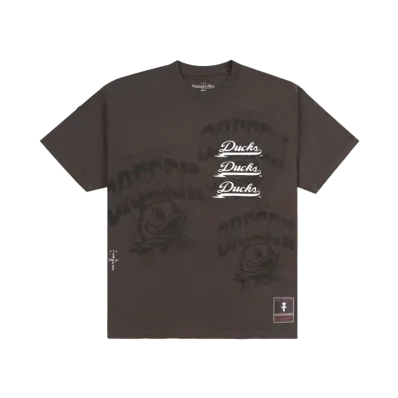Travis Scott x M&N x University Of Oregon Seal Tee "Brown"