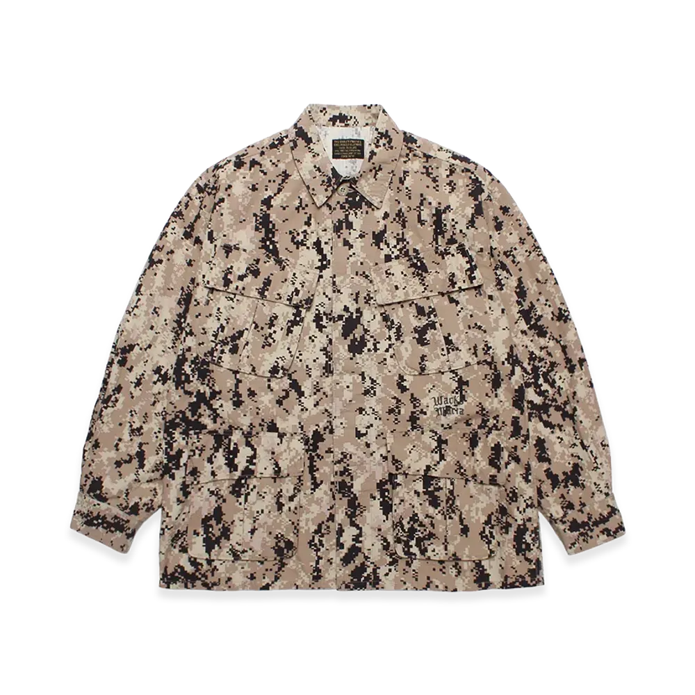 WACKO MARIA Digital Camo Fatigue Jacket "Beige"