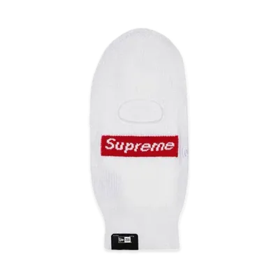 Supreme New Era Box Logo Balaclava "White"