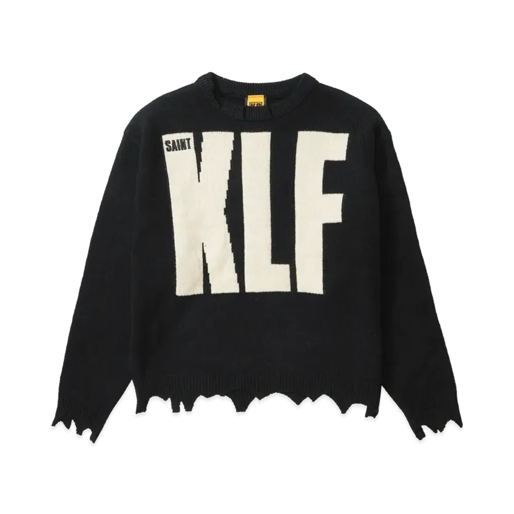 SAINT Mxxxxxx x The KLF Crew Neck Knit "Black"