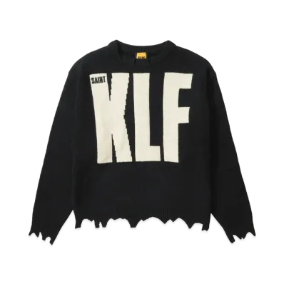 SAINT Mxxxxxx x The KLF Crew Neck Knit "Black"