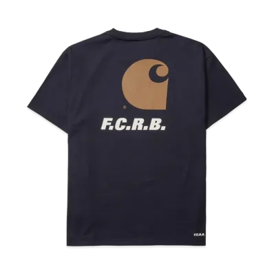 F.C.Real Bristol x Carhartt WIP S/S Pocket Tee "Navy"