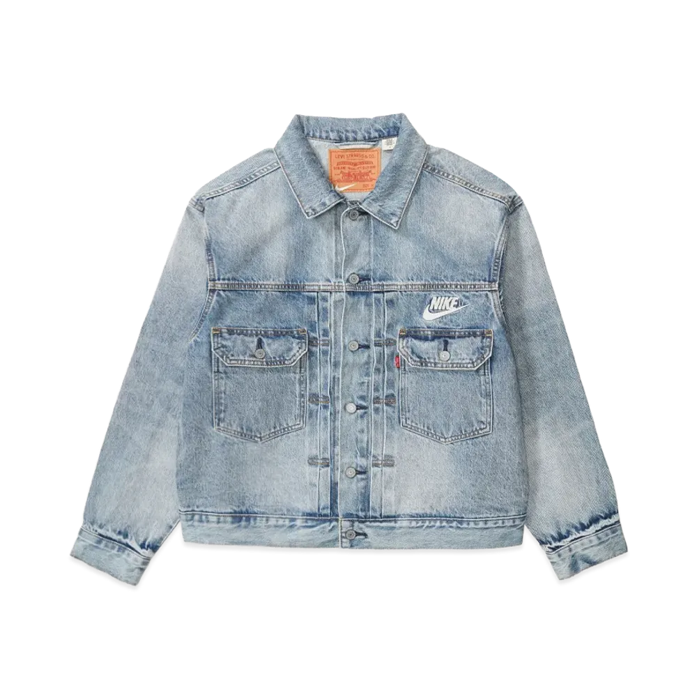 Levi's x Nike Denim Trucker Jacket "Light Indigo" 002TM-0000